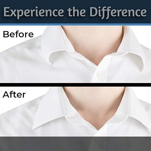 Miniatura 6 de soporte de plástico para cuellos de camisa 100 unidades