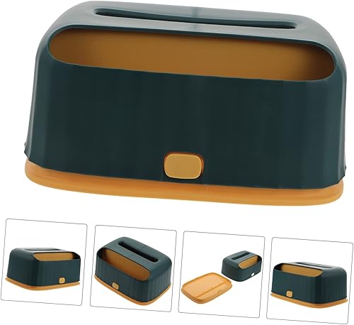 Miniatura 4 de Alipis Caja de pañuelos de almacenamiento multifuncional Contenedores prácticos para decoración del hogar