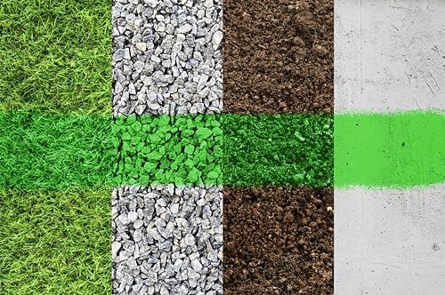 Image of Rust-Oleum 207464 Professional Inverted Marking Spray Paint, 15 oz, Fluorescent Green