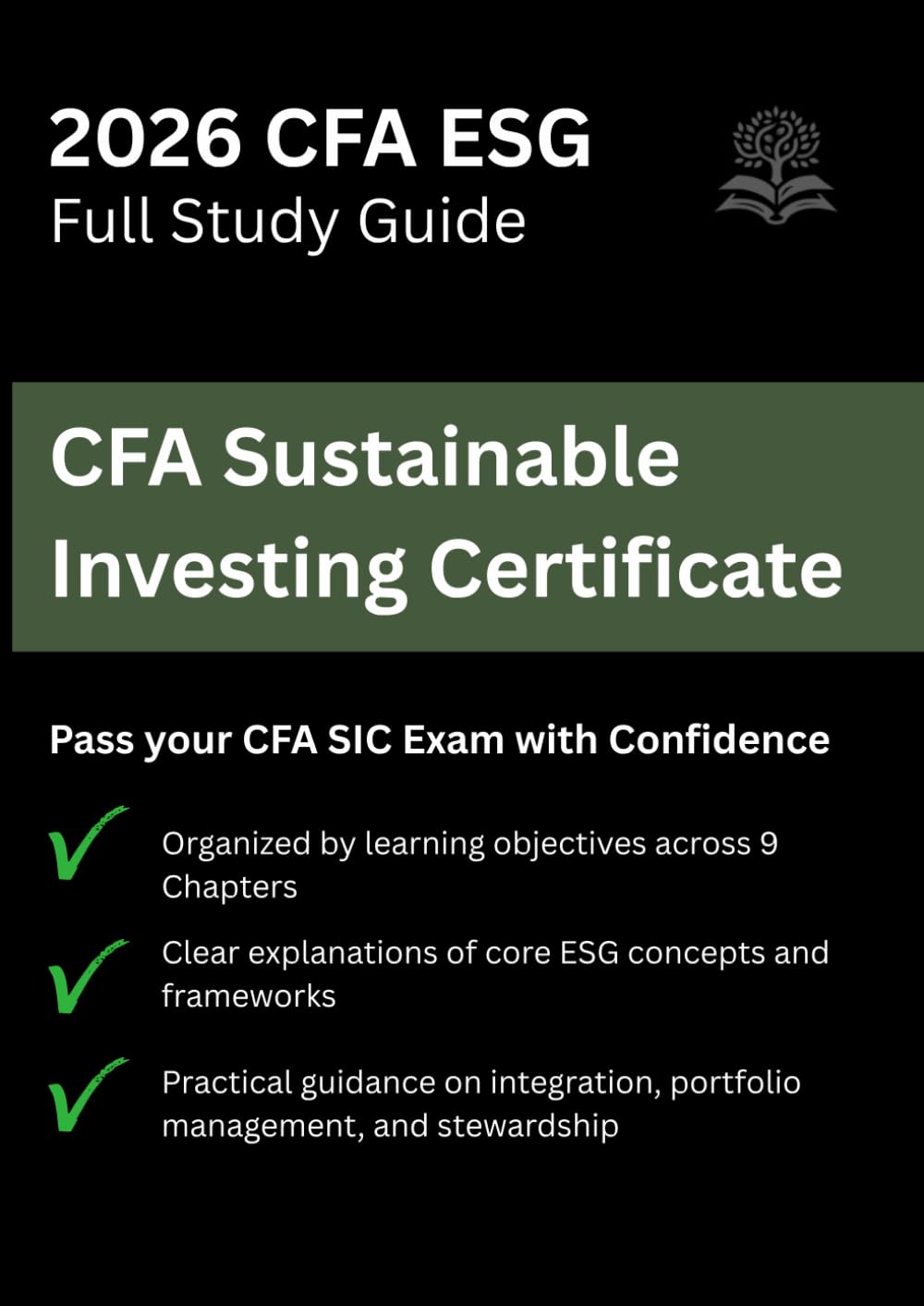 CFA ESG Investing (Sustainable Investing Certificate) Study Guide 2026: Updated Curriculum Review, Key Concepts & Summary Notes for the 2026 Exam