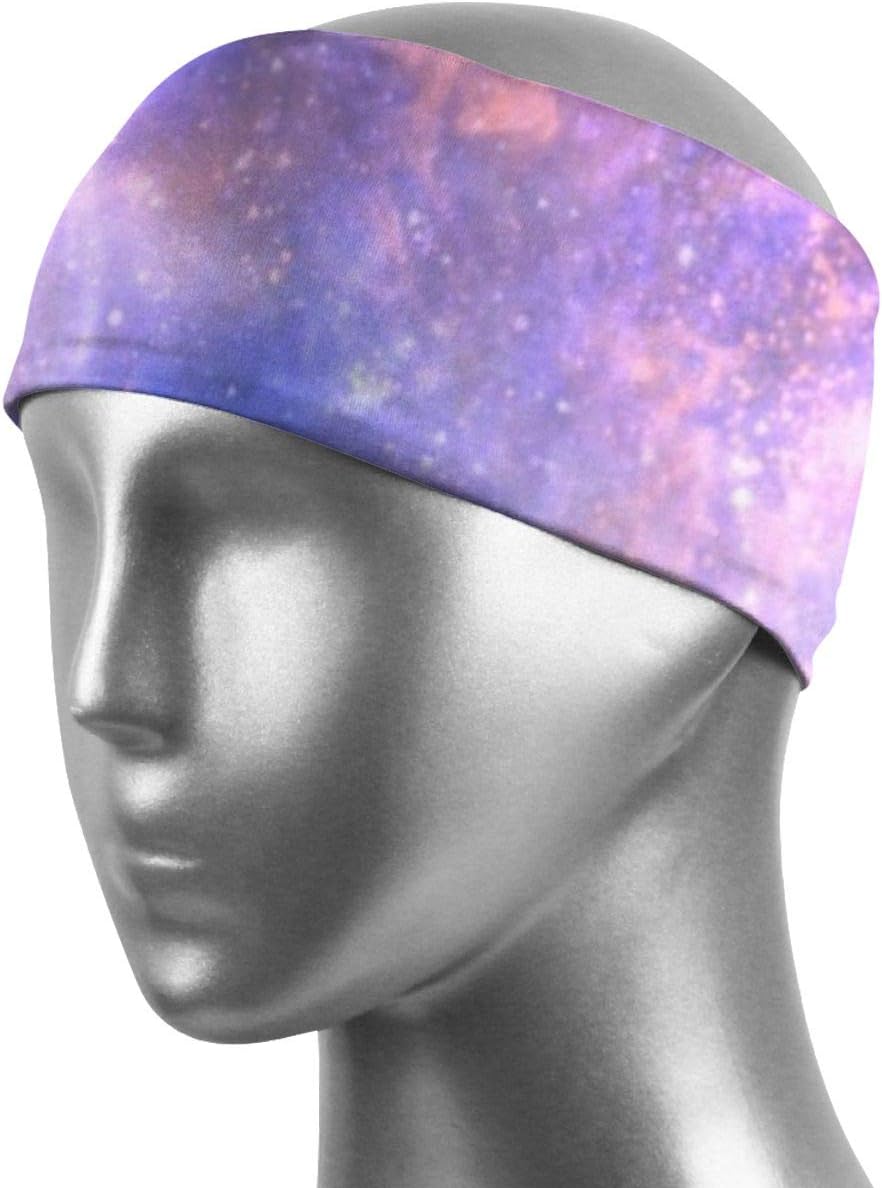 brandless Space Stars Nebulae Aurora Headbands for Women