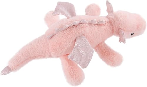 Vista 73 de Apricot Lamb Toys - Peluche de dinosaurio dragón tumbado verde, suave, perfecto para niños (dragón verde, 15 pulgadas)