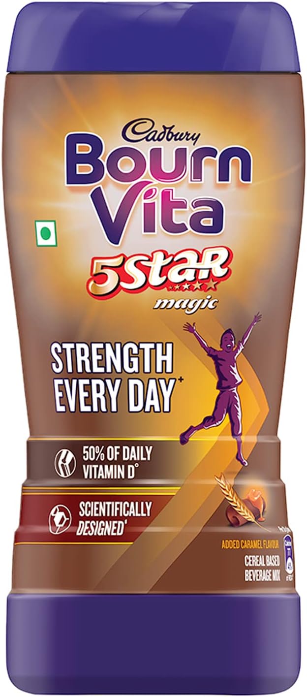 Cadbury 5 Star Magic Nutrition Drink, 500 g Jar