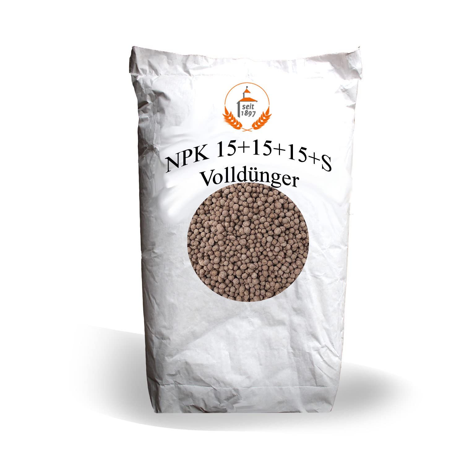 NPK 15+15+15 (+S) Volldünger & Rasendünger 25kg mit Langzeitwirkung und Schwefel