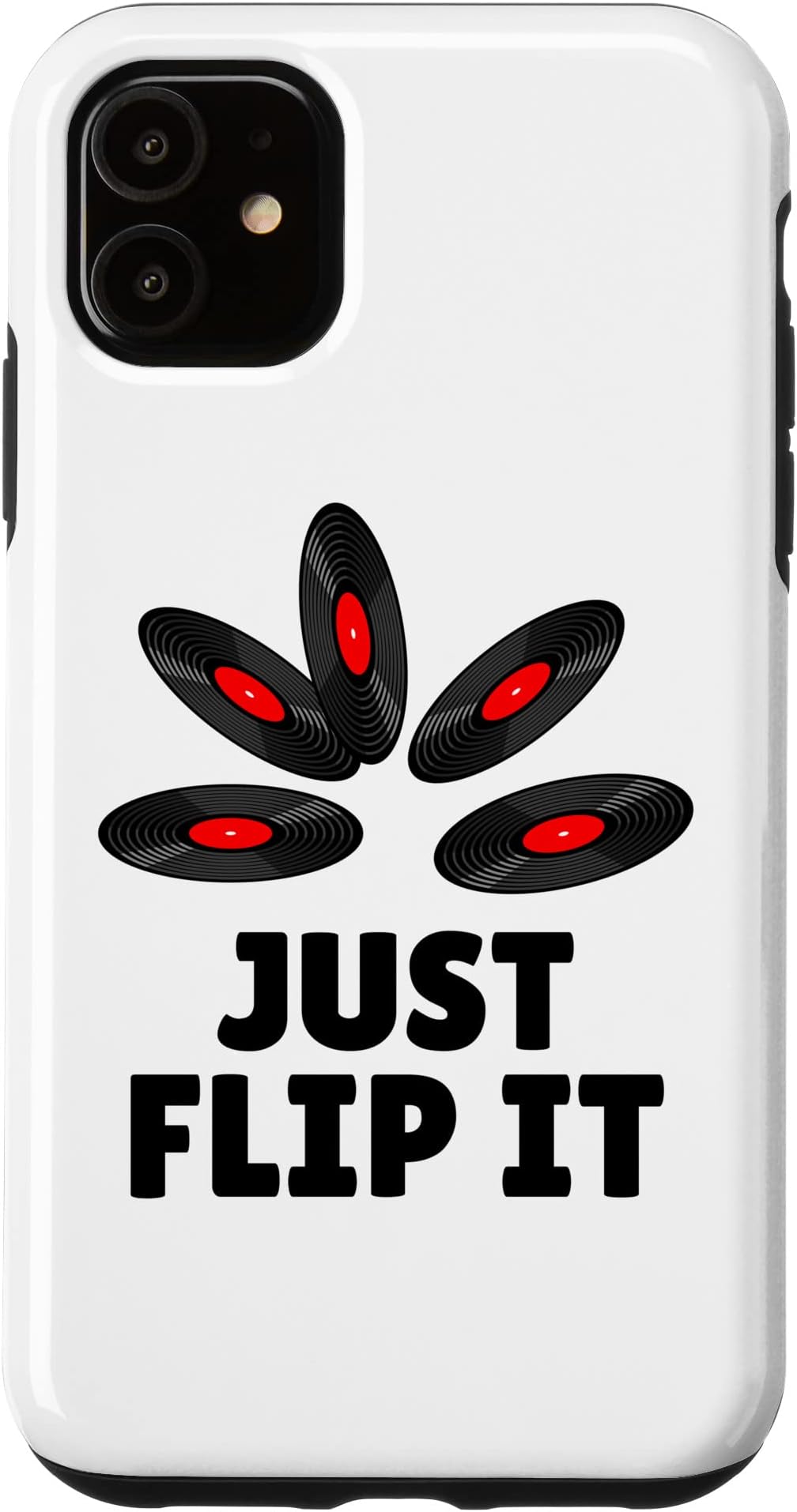 iPhone 11 Just Flip It - Vinyl Record Audiophile Music Lover DJ Case