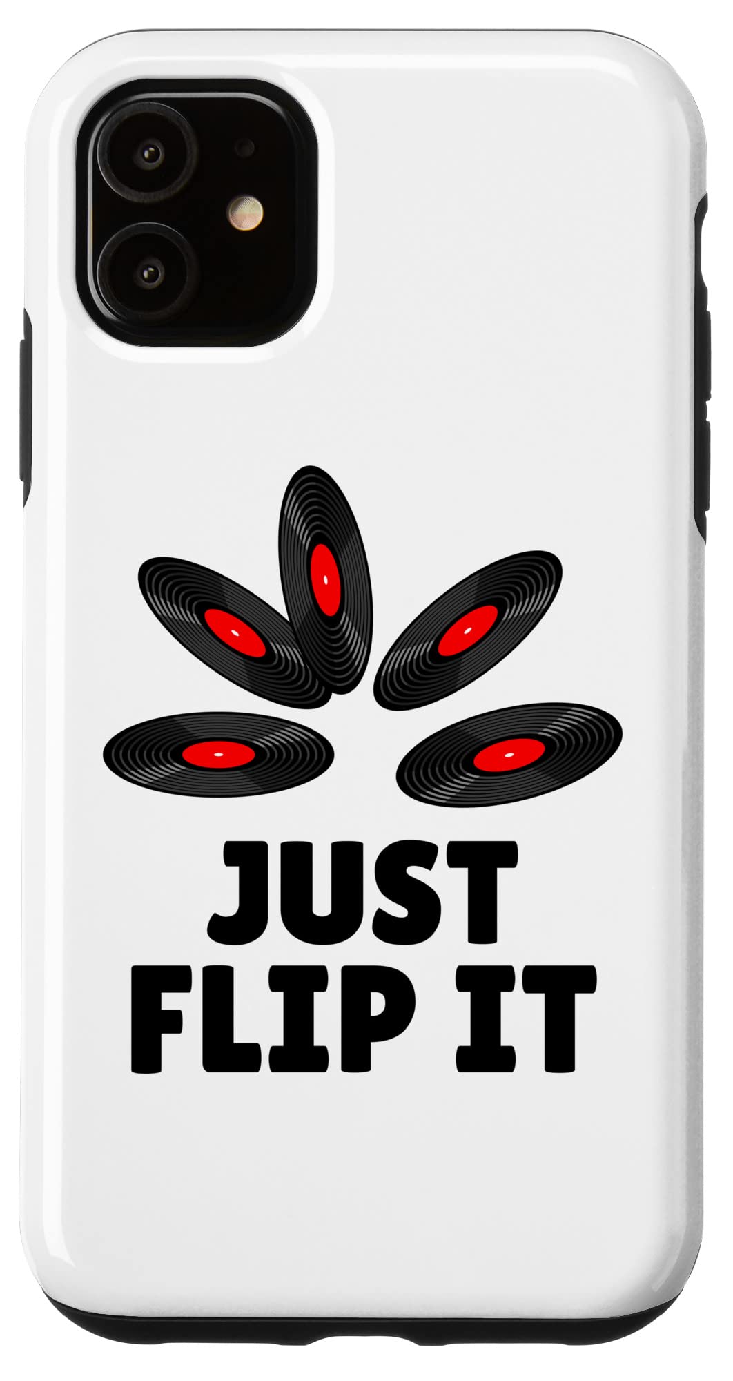 iPhone 11 Just Flip It - Vinyl Record Audiophile Music Lover DJ Case