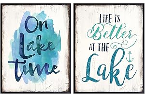 Picturesque Lake Whispers: Wall Art Charm for Lake Enthusiasts