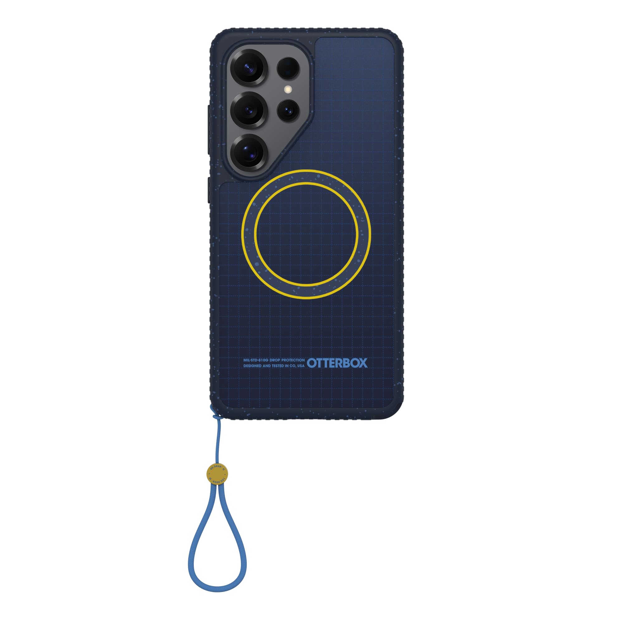 Photo 1 of OtterBox Samsung Galaxy S26 Ultra Sole Series Case - Real Quiet (Blue), Grippy Phone Case for Samsung Galaxy, Built-in Magnets, Raised Bumpers for Overall Protection
