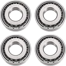 4pcs 30203 Tapered Roller Bearing Cone with Cup, 17mm Inner Diameter 40mm OD 13mm Thickness for Freight Trailer