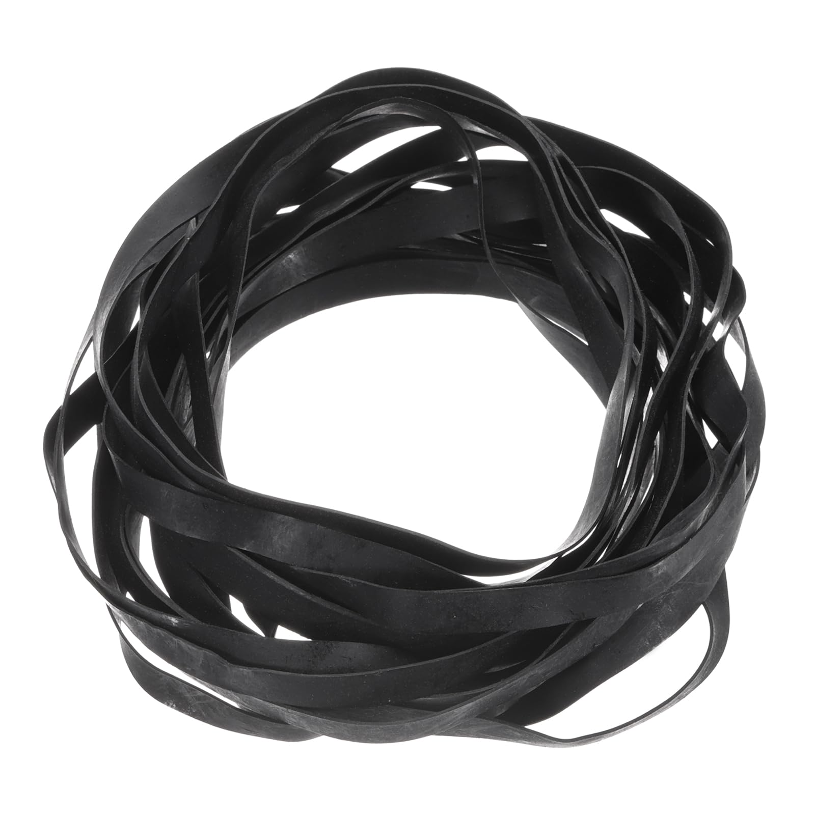 QUARKZMAN 20 sztuk pasków do gramofonu, długość po złożeniu 110-145 mm, gumki, maszyna zastępcza, gramofon, pasuje do wszystkich rodzajów gramofonów z napędem pasowym, szerokość 6 mm