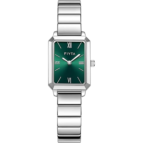 Women's Bracelet Watch, Stainless Steel, Synthetic Sapphire Crystal, Classic Rectangle Case, 2-Hand, 30M Water Resistance, 21MM Quartz