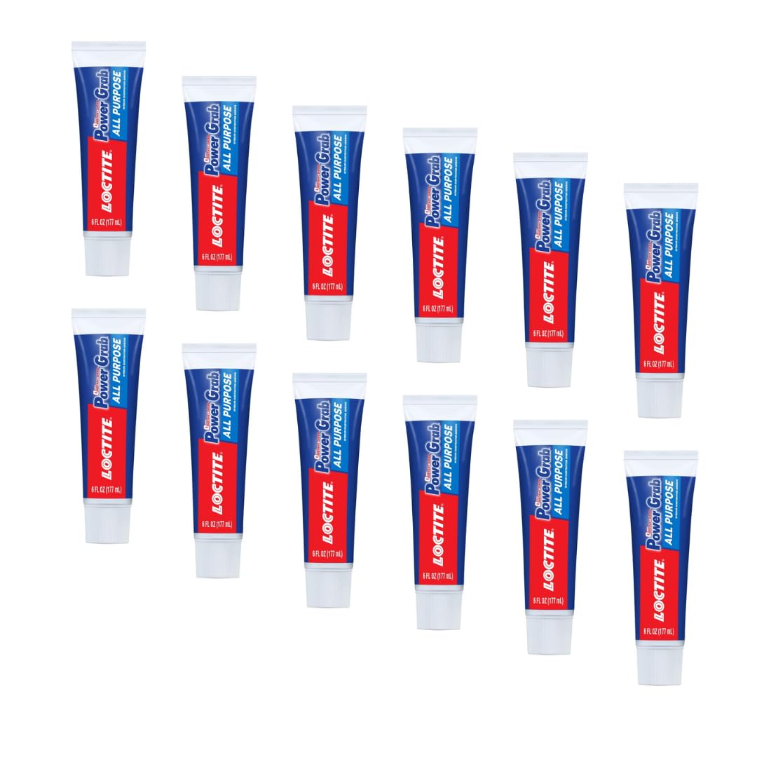 Loctite Power Grab Express Construction Adhesive, ultimate strength, 0 second grab, high tack adhesive, No-nails and screws, no clamping,DIY, no mixing, metal, tiles, wood, concrete,177ml x pack of 12-image-34