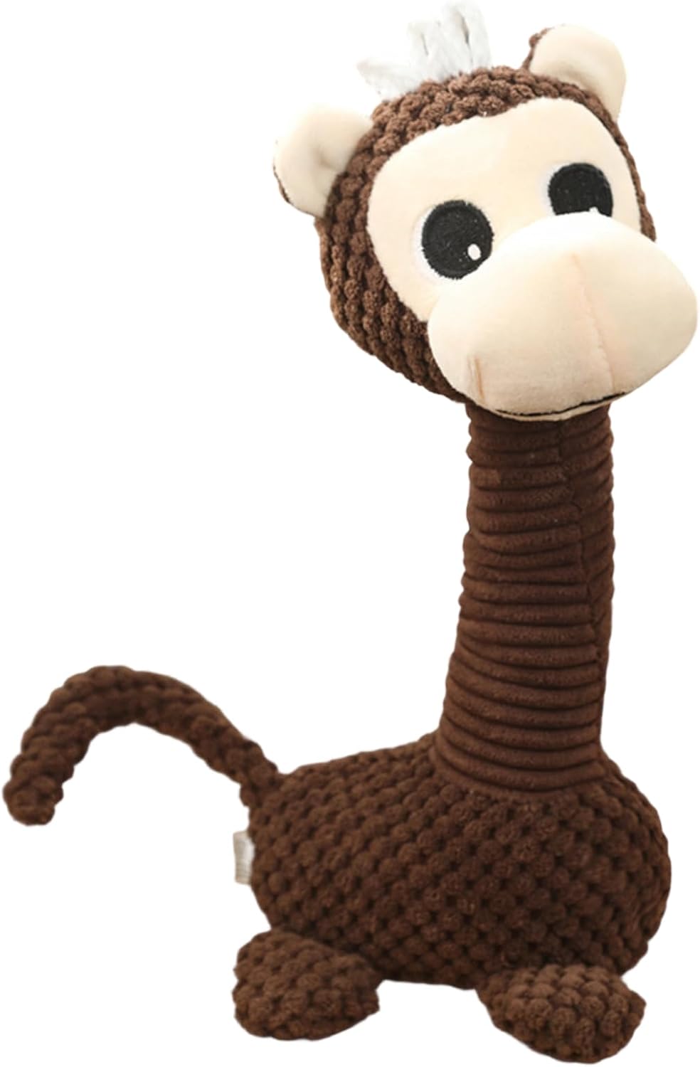 Squeaky Plush Dog Toys, Cute Animal Pet Toy for Small Dogs, Monkey