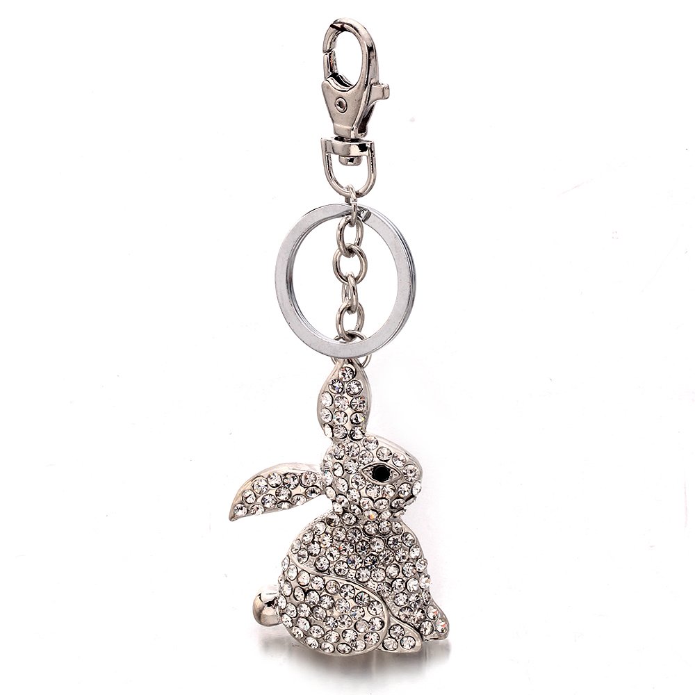 Amazon.com: Liavy's Bunny Rabbit Charm Fashionable Keychain