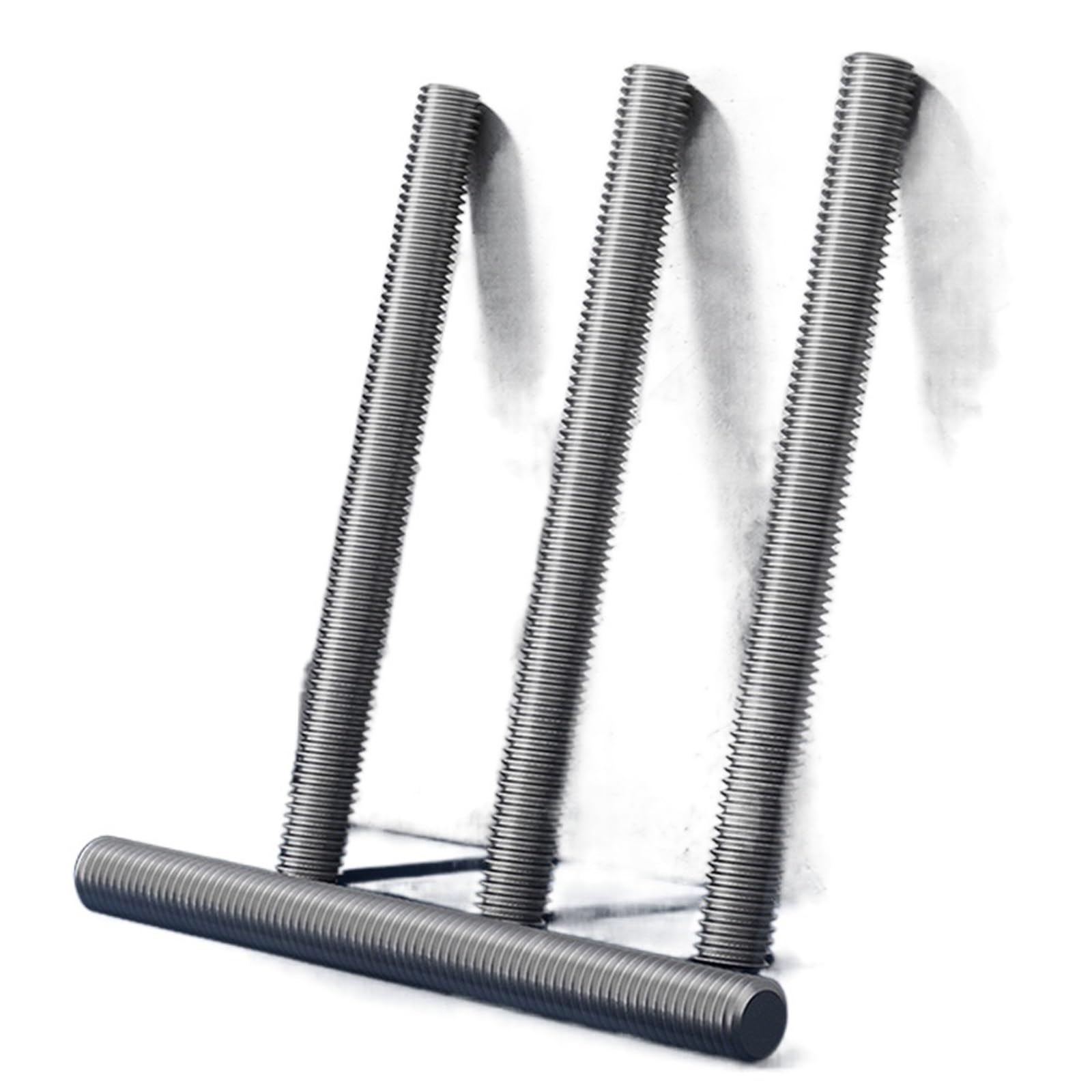 Stepper Screw M2 M2.5 M3 M4 M6 Full Thread Screw Bar 16mm 20mm 50mm 100mm Metric Threaded Rod 304 Stainless Steel Screw Studs Bolts Tapped Block(M6x80mm)