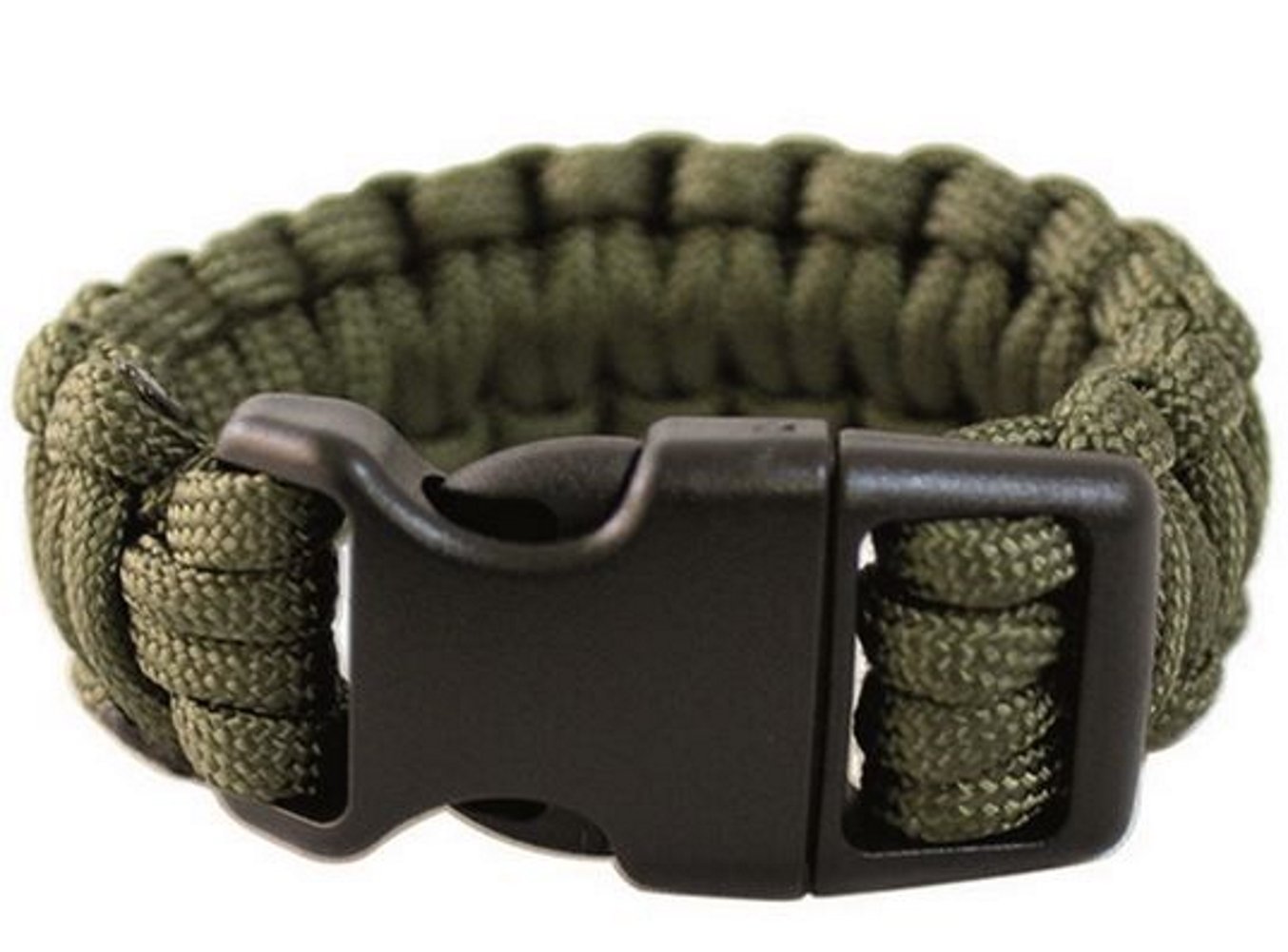 Mil-Tec Paracord Wrist Band 15mm Olive size M
