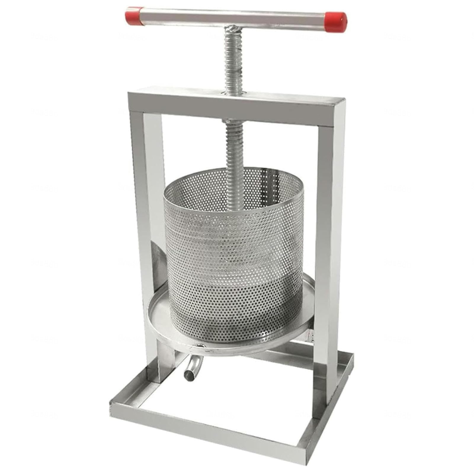 estrattore di miele manuale in acciaio inox Pressa Manuale per Miele in large bee honey press extractor Attrezzatura apicoltura Lavorazione per api miele,vino,frutta,cera,4L