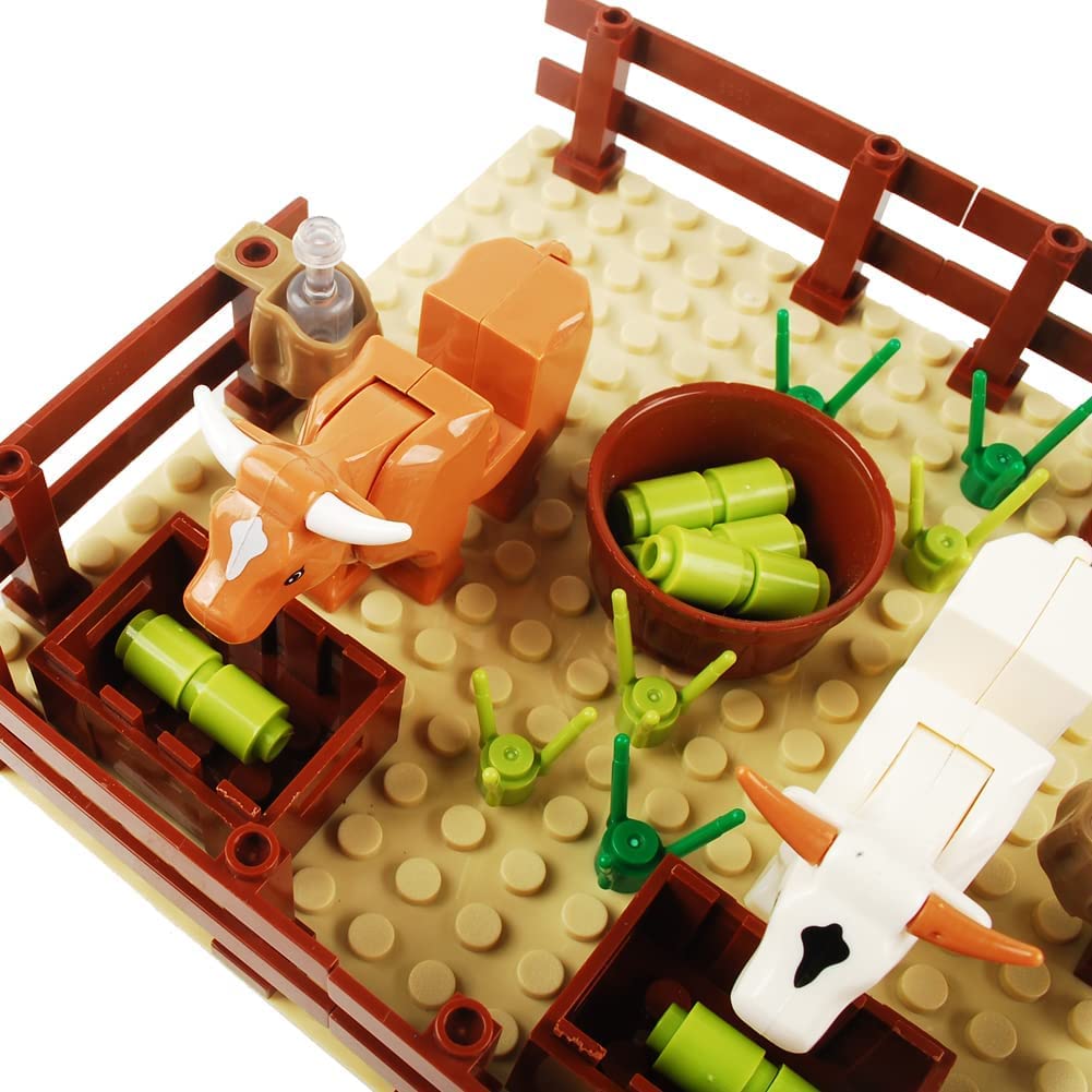 Lego Dogs Zhx Animales De Granja Gallinero Gallinero Bloques De