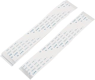 Aexit 5 Pcs Bulk Cables 1mm Pitch 18 Pin AWM 80C 60V Flexible Flat Cable FFC Flat Cables FPC 110mm