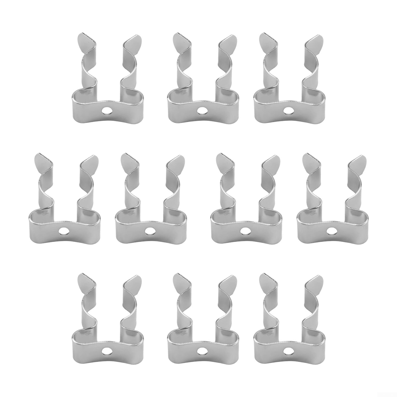 HEIBTENY 10 Tool Spring Terry Clips Snap Closed Heavy Duty Clips for Organizing Garage Tools Cabinets and Outdoor Areas (19mm)