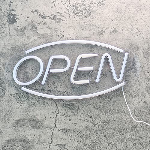 Image of 5V White Love LED Neon Sign Christmas Wedding Party Decoration Wall Lamp USB Powered Children Bedroom Night Light (open)