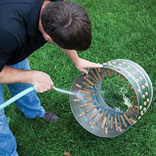 Image of Yardbird 21833 Chicken Plucker, Stainless Steel, 1.5 HP Motor, 20-inch Drum, 110 Natural Soft Fingers, Integrated Irrigation Ring, Transport Wheels, Simple Debris Collection