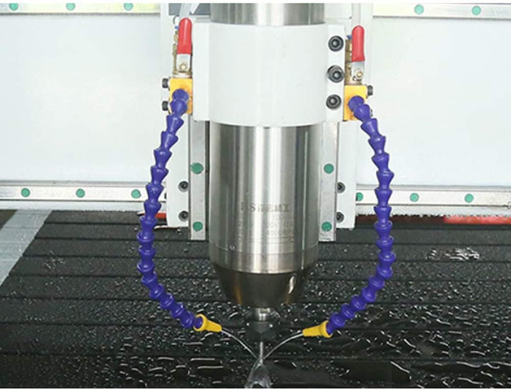 10pcs Tuyaux Flexibles En Plastique, Tuyaux flexibles en plastique pour eau huile liquide de refroidissement, Flexible plomberie Pour Machine CNC De Tour, 1/8 BSPT Fil Tuyau pour tour CNC-30 cm