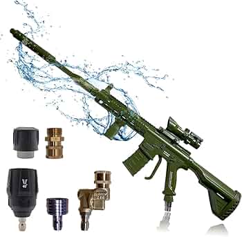 【M K】ながら洗車　Rifle Tank & Easy Shot イージーショット×ライフルタンクセット『軽さに特化させた高圧洗浄機