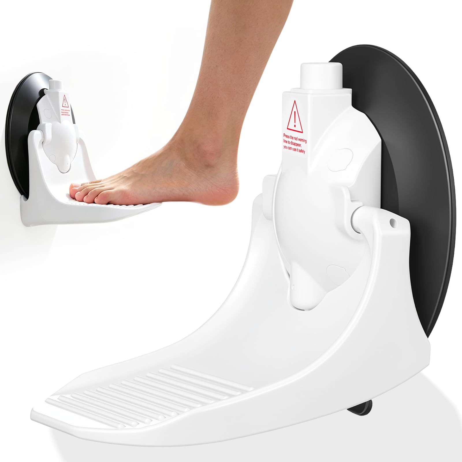 Reposapiés ABS YARNOW con ventosa fuerte para ducha de hotel