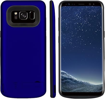 ANTENNA Samsung Galaxy S8 Plus 6500mAh Battery Case Juice Pack Slim Rechargeable Charging Case Portable External Charger Power Case for Samsung Galaxy S8 Plus 6500mAh Extended Battery Pack - Blue ANTENNA Samsung Galaxy S8 Plus 6500mAh Battery Case Juice Pack Slim Rechargeable Charging Case Portable External Charger Power Case for Samsung Galaxy S8 Plus 6500mAh Extended Battery Pack - Blue