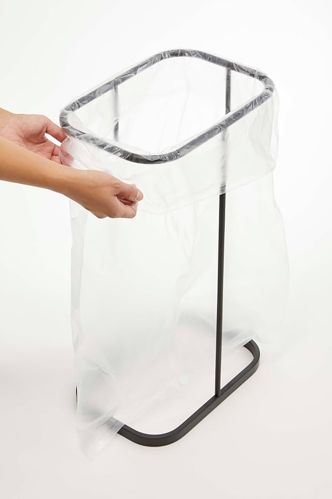 Amazon|山崎実業(Yamazaki) 横開き分別ゴミ袋ホルダー ブラック 約 Amazon|山崎実業(Yamazaki) 横開き分別ゴミ袋ホルダー ブラック 約