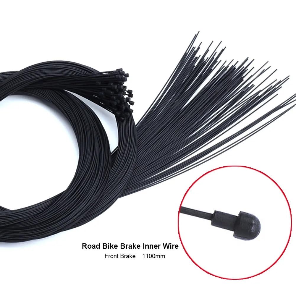 Cavo Freno Bici,Filo Freno Bicicletta 10 Pezzi/Set Bici da Strada MTB Bici Scatto Fisso Bicicletta Linea Freno Cambio Cambio Cambio Freno Set Cavo Nucleo Filo Interno Acciaio Linea velocità