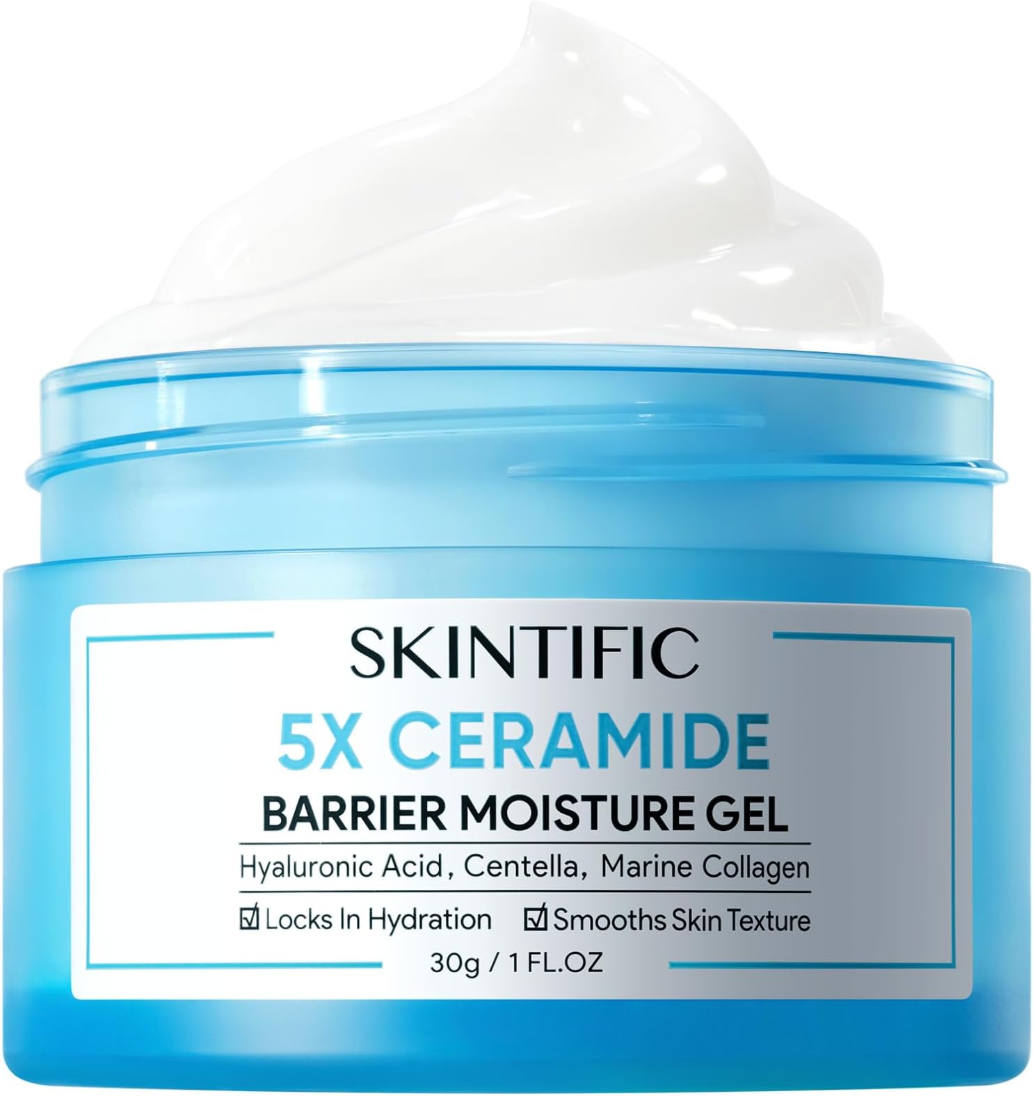 SKINTIFIC Moisturizing Cream | Face Moisturizer for All Skin | Facial Creams with Hyaluronic Acid and 5X Ceramides | Hydrating Moisturizer | Fragrance Free Non-Comedogenic