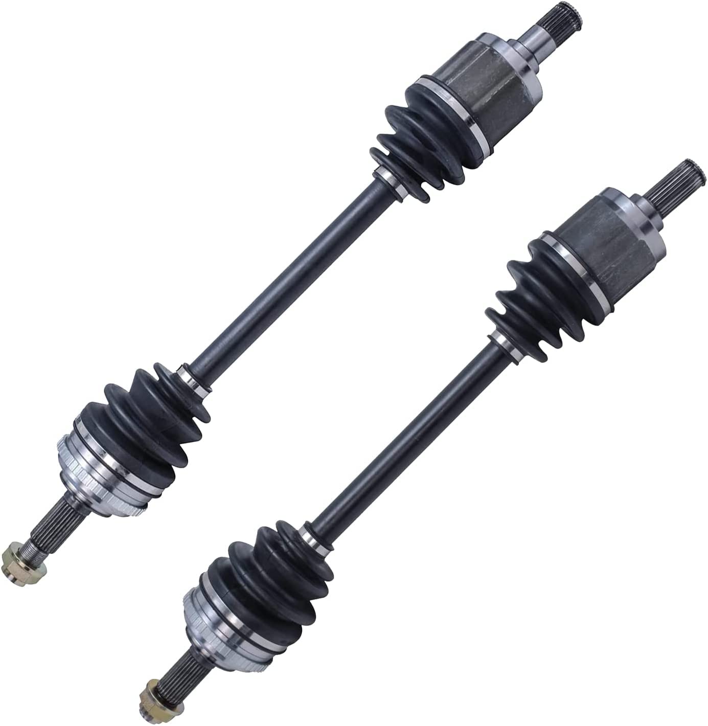 Detroit Axle - Front 2pc CV Axles for 98-02 Honda Accord 01-03 CL, 99-03 TL