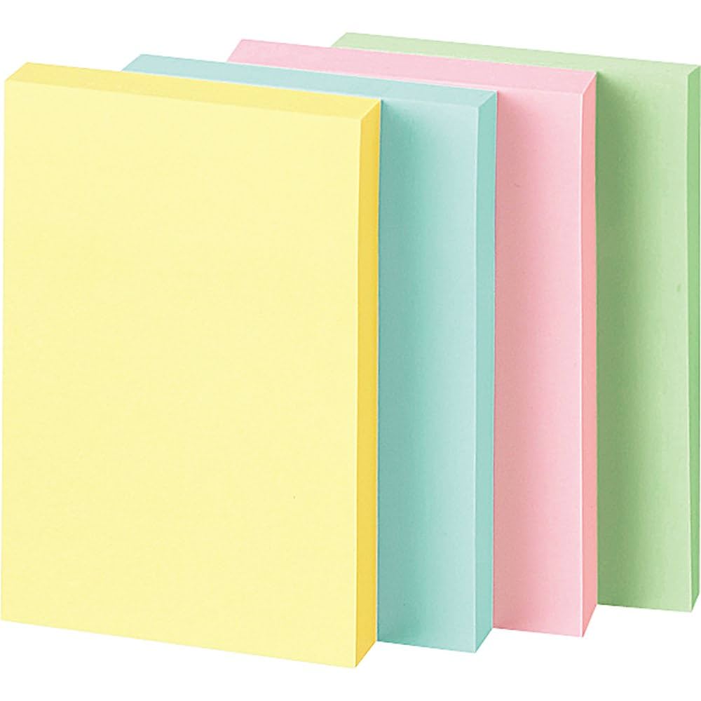 【100枚×100冊入】ふせん 75mm×75mm 4色ミックス 大容量 Amazon.co.jp: コクヨ 付箋 75mm×50mm 100枚×10冊入 4色ミックス