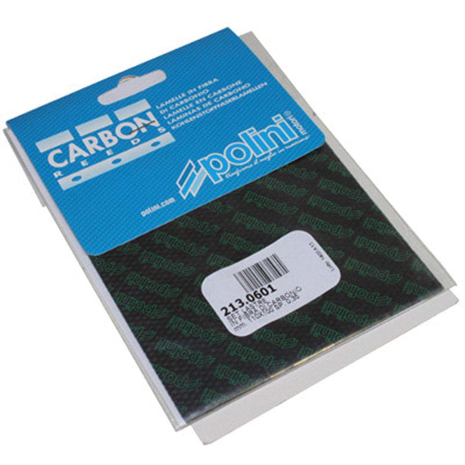 SET LASTRE LAMELLE IN FIBRA DI CARBONIO POLINI mm.110X100 SP.0,35 VERDE