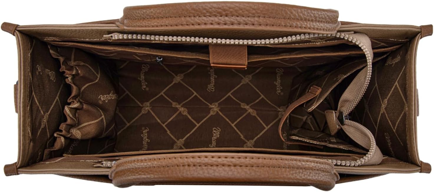 Wrangler Laptop Bag for Women 15.6 Inch Vintage Work Tote Bag for Business Briefcase Handbag with Adjustable Shoulder Strap - Image 6