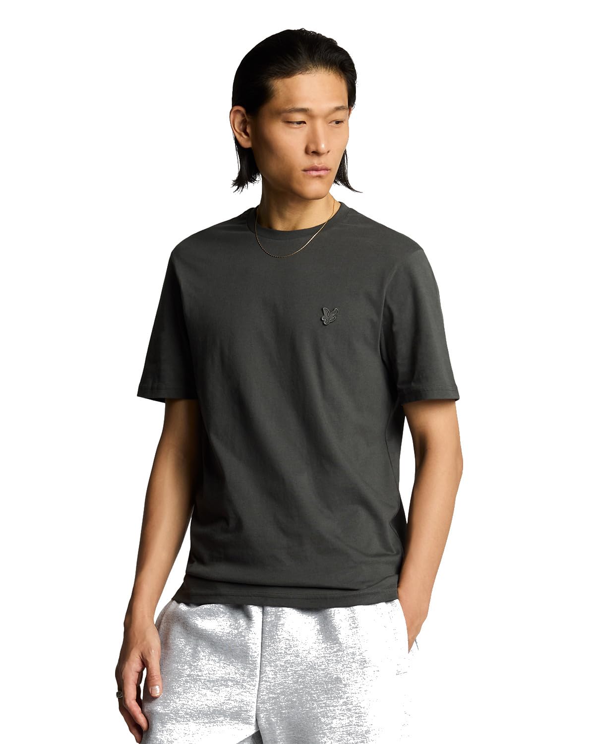 Lyle & Scott SS T-Shirts Tonal Eagle T-Shirt W635 Gunmetal, XL