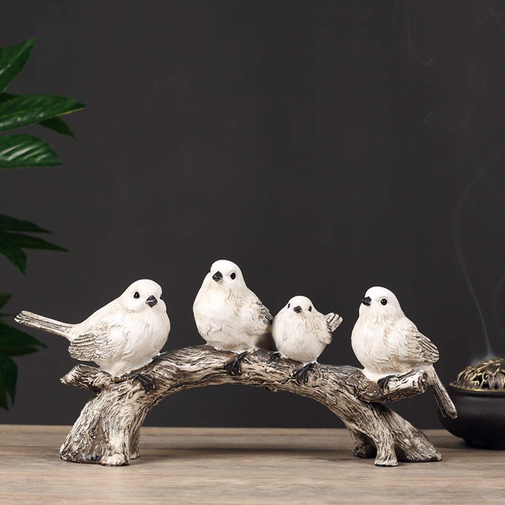 Figurine livre d'oiseaux, cadeau fantaisie idéal pour crémaillère
