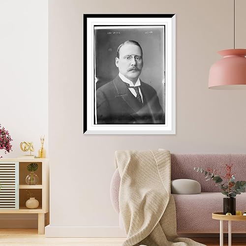 Miniatura 3 de Historic Framed Print, Leo Vogel, portrait bust, 17-78" x 21-78"