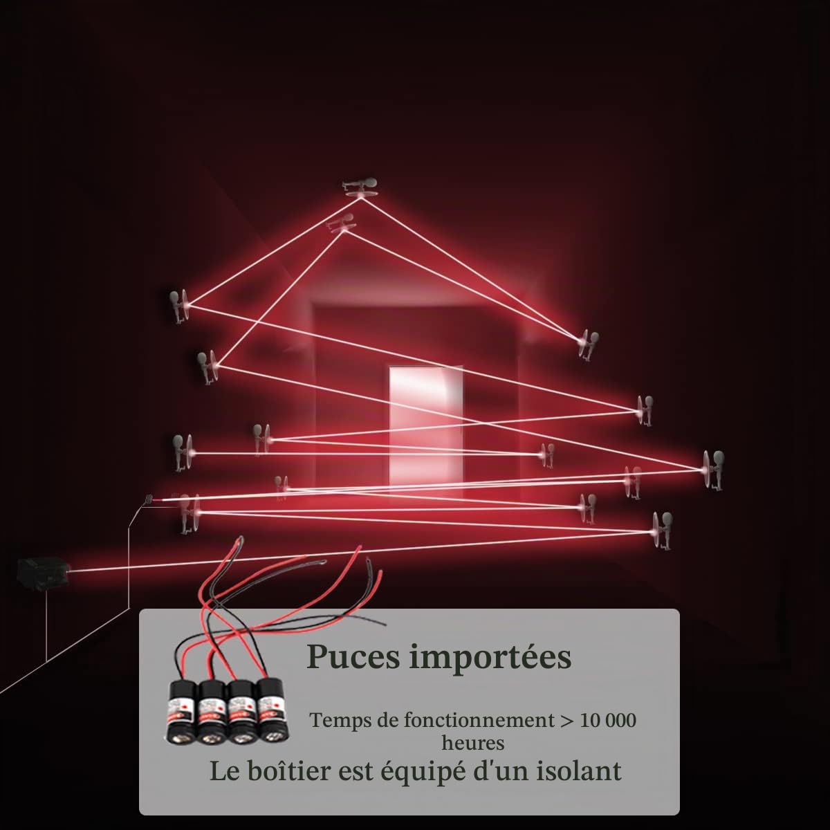 Module laser de ligne Module laser industriel La distance focale peut être ymgk Paramètres du cours Isolateur