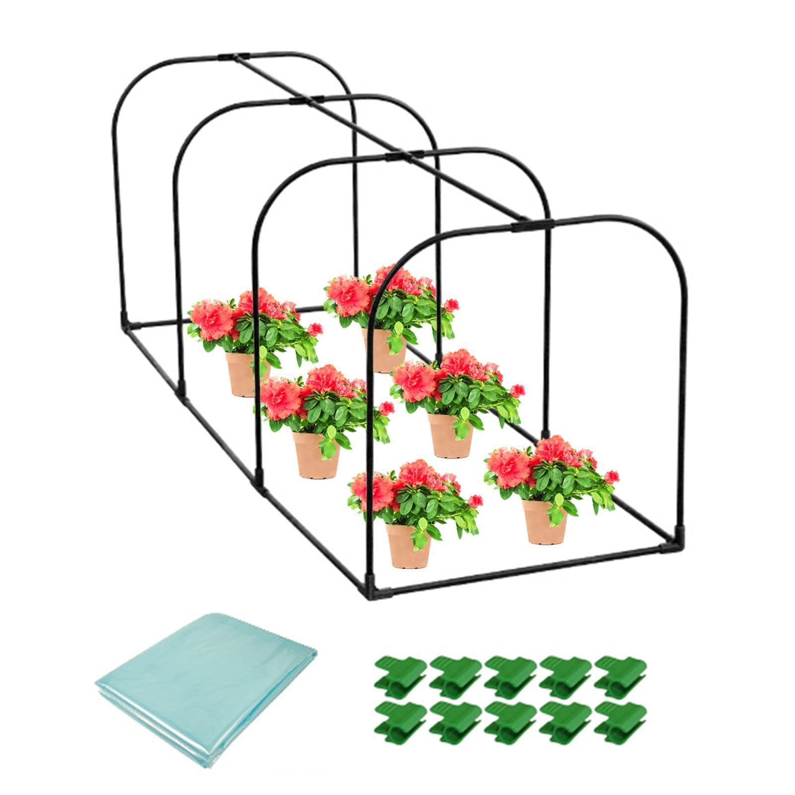 Mini Serra per Piante Casa da giardinaggio portatile per piante da | Camera calda impermeabile per piante da giardinaggio per tende da neve per freddo