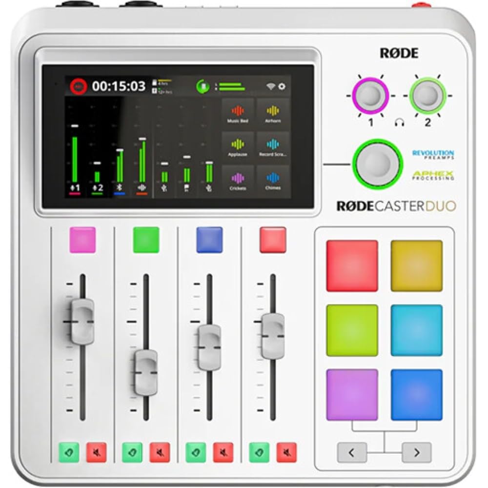 Amazon.com: RODECaster Duo Integrated Audio Production Studio with