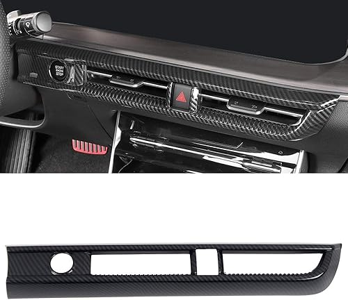 Miniatura 4 de ITrims Para Kia K5 Optima 2020 2021 2022 Kit de accesorios de coche interior cubierta adornos piezas de decoración 12 piezas ABS fibra de carbono