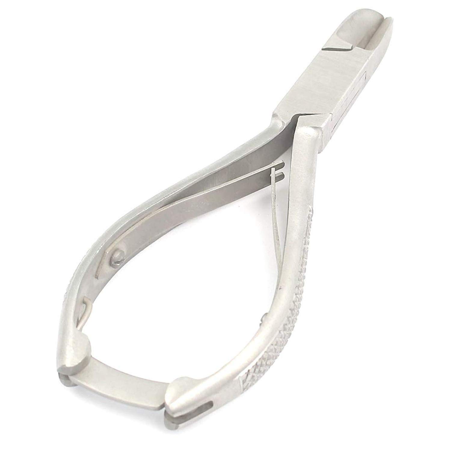 PRECISE CANADA: DOUBLE SPRING NAIL NIPPERS 5.5” ANGLED CONCAVE JAW GERMAN GRADE PC