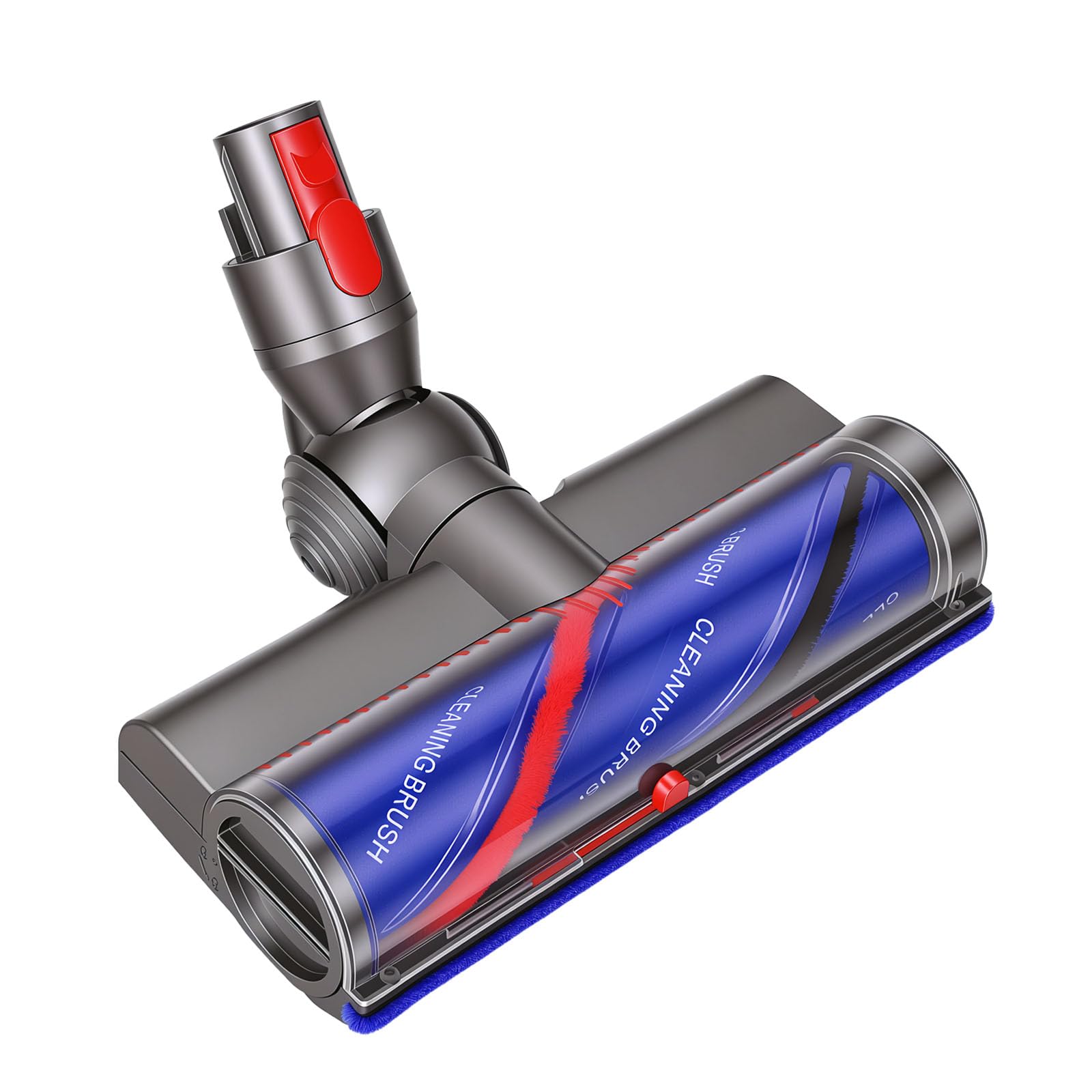 Cepillo Motorizado Compatible con Dyson V7/ V8/ V10/ V11/ V15,Cabezal Direct Drive con Liberacion Rapida,Boquilla Turbina para Aspiradora,para Suelos Duros Alfombras y Limpieza del Hogar (A)