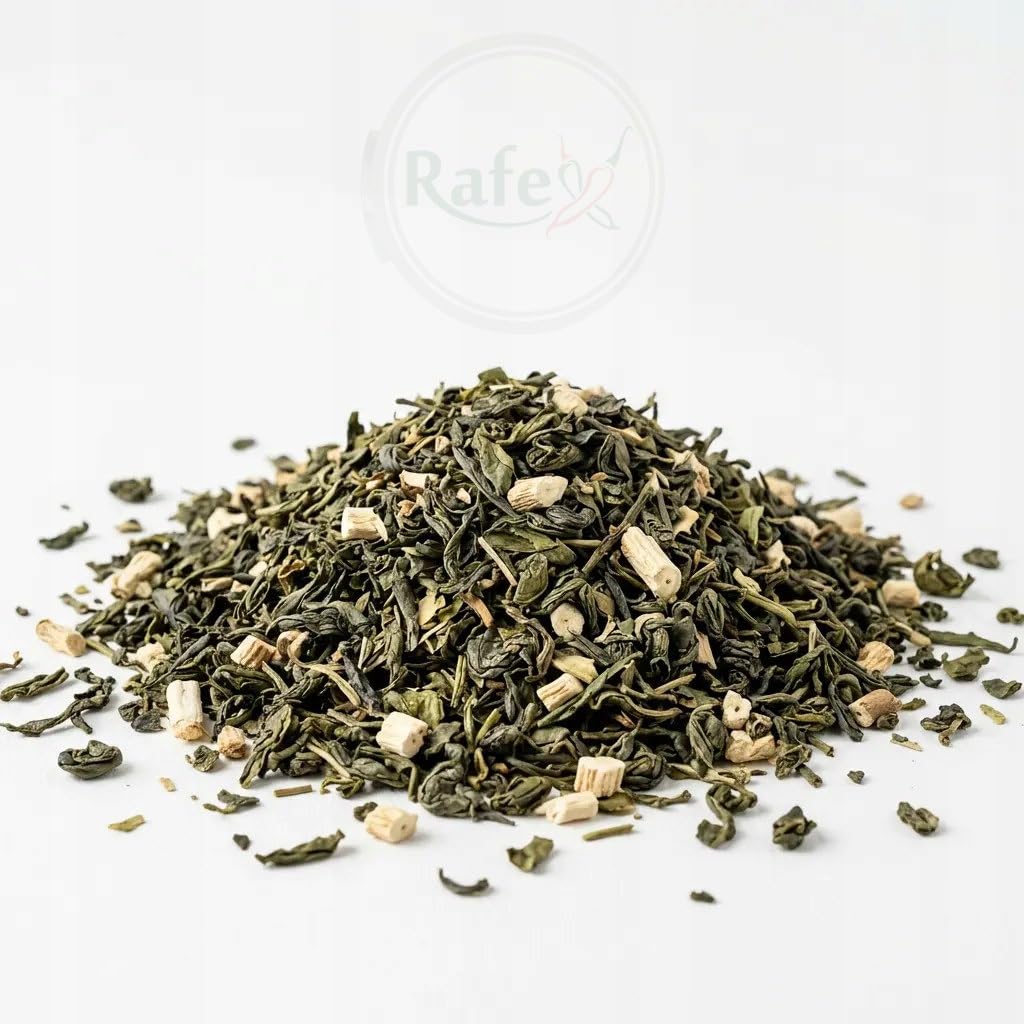 Herbata Zielona Ceylon Żeńszeniowy Smak 1kg