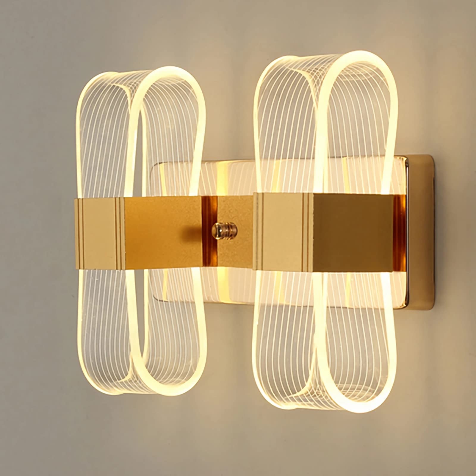 Lámparas de pared LED modernas Yo/H de bajo consumo para pasillos y escaleras