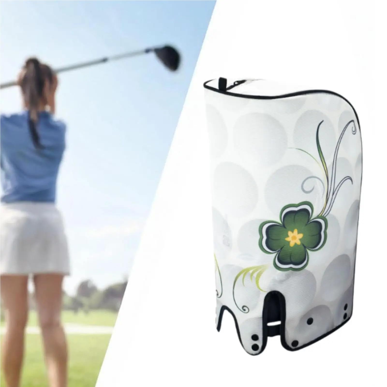 Abdeckung Golfbag Golftaschen-Abdeckung, Schlägerschutz, Robustes Zubehör, staubdichtes Regenhauben-Umhang, gepolstert for Outdoor-Reisen
