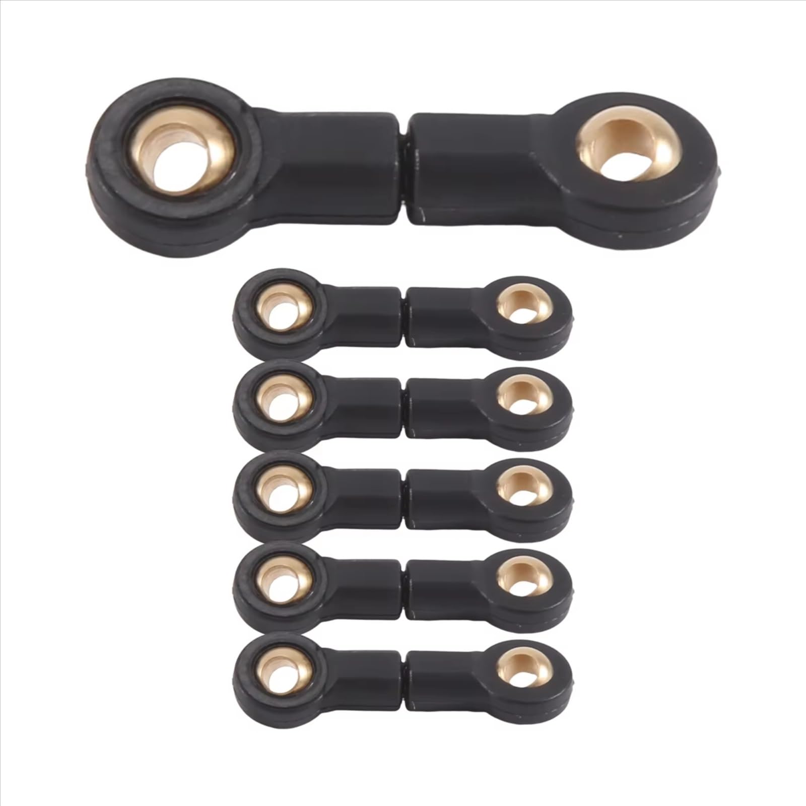 Rc Special Connecting Rod for B16 B36 6Pcs Connector Links Rod Rear Axle Seesaw Ball Rod RC Car Tracked Vehicle Parts and Accessories Upgrade Replacement and Use